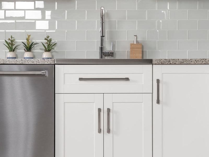 Home Grey Two Door, Single Drawer Cabinet