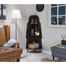 Cellex 4-Shelf Corner Bookcase