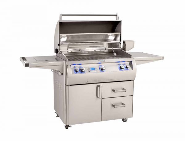 Fire Magic - Echelon E790s 36" Portable Grill w/Digital Thermometer & Flush Mounted Single Side Burner
