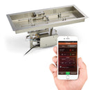 HPC | 42"x14" Rectangle H-Burner Bowl Pan Electronic Ignition Fire Pit Insert