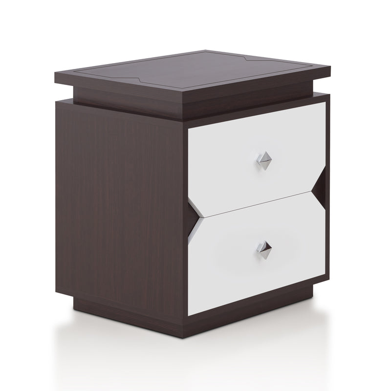 Nouvel Contemporary 2-Drawer End Table