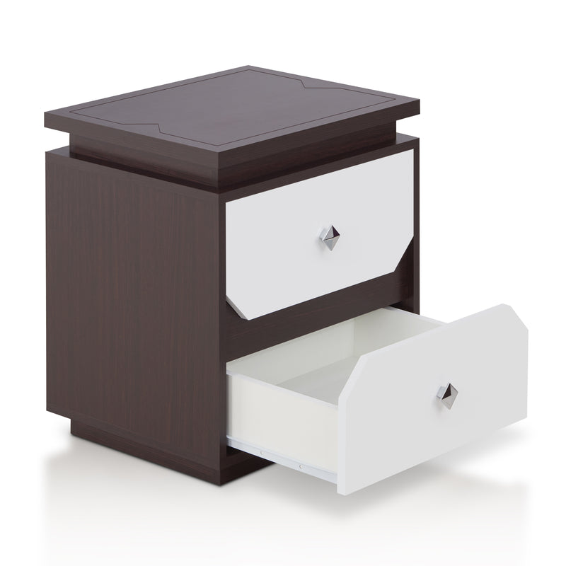 Nouvel Contemporary 2-Drawer End Table