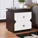 Nouvel Contemporary 2-Drawer End Table