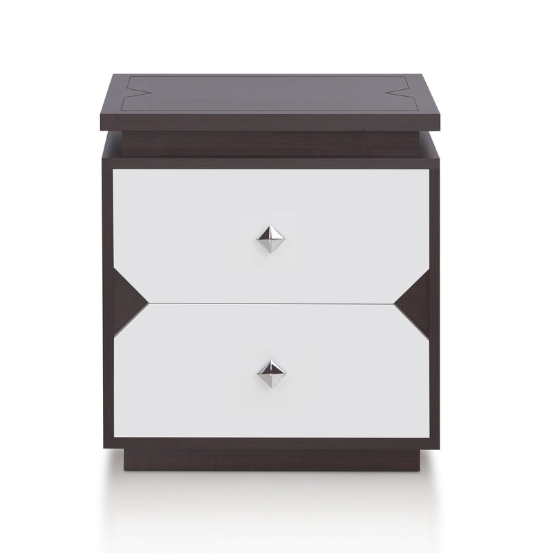 Nouvel Contemporary 2-Drawer End Table