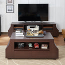 Bass Contemporary Multi-Storage Coffee Table
