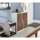 Ashton Contemporary 8-Shelf Shoe Cabinet-Furniture of America