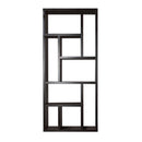 Zina Modern 9-Shelf Display Cabinet