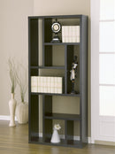 Zina Modern 9-Shelf Display Cabinet