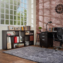 Zina Modern 9-Shelf Display Cabinet