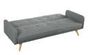 Jezica Mid-Century Modern Tufted Futon