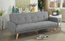 Jezica Mid-Century Modern Tufted Futon