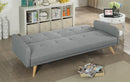 Jezica Mid-Century Modern Tufted Futon