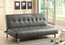 Bull Contemporary Tufted Futon in Gray