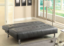 Bull Contemporary Tufted Futon in Gray