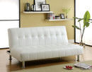 Bull Contemporary Tufted Futon in White
