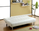 Bull Contemporary Tufted Futon in White