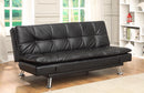 Vail Contemporary Faux Leather Tufted Futon