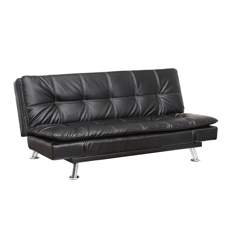 Vail Contemporary Faux Leather Tufted Futon