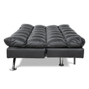 Arish Contemporary Tufted Futon in Black