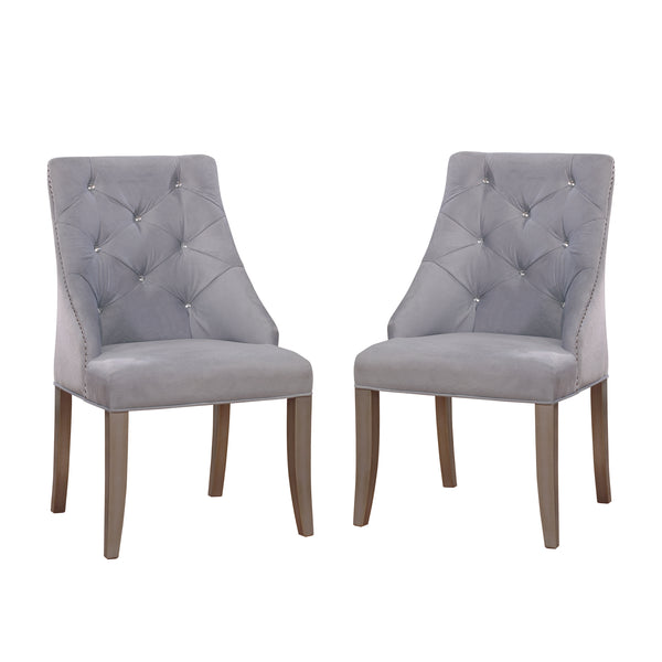 Sia Contemporary Tufted Side Chairs (Set of 2)