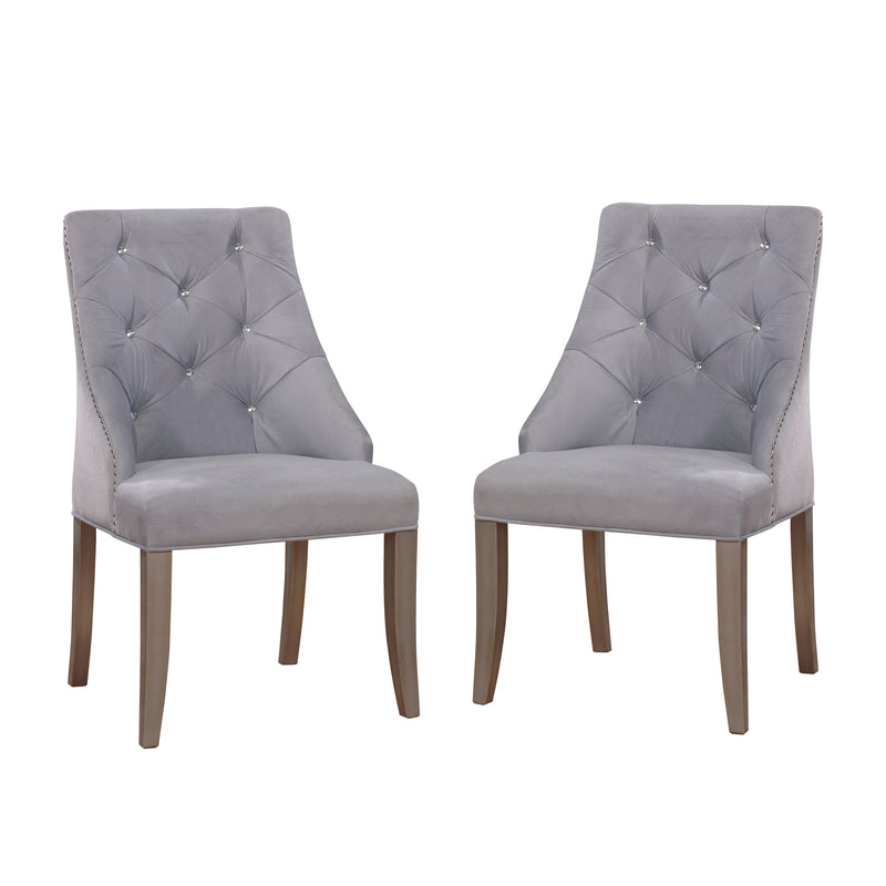 Sia Contemporary Tufted Side Chairs (Set of 2)