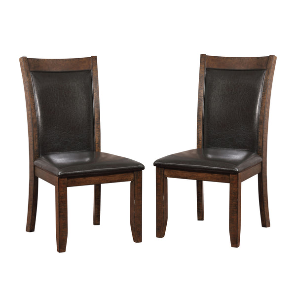 Geo Transitional Padded Side Chairs (Set of 2)