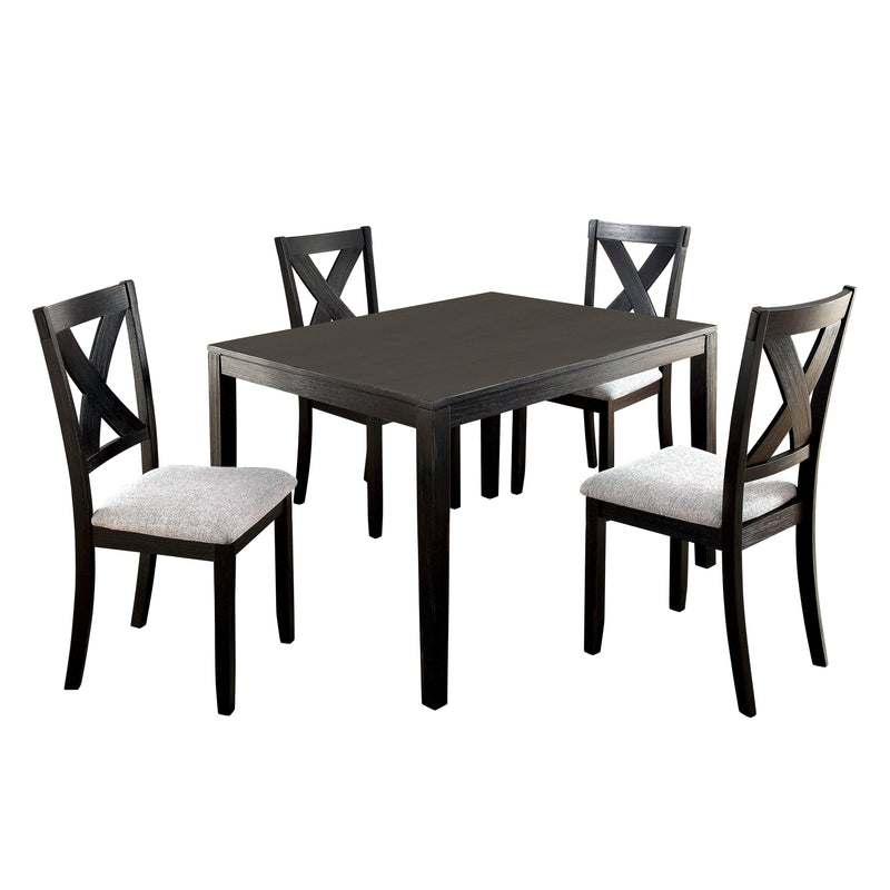 Cameron Transitional 5-Piece Solid Wood Dining Set