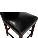 Geria Contemporary Upholstered Counter Height Chairs (Set of 2)