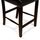 Geria Contemporary Upholstered Counter Height Chairs (Set of 2)