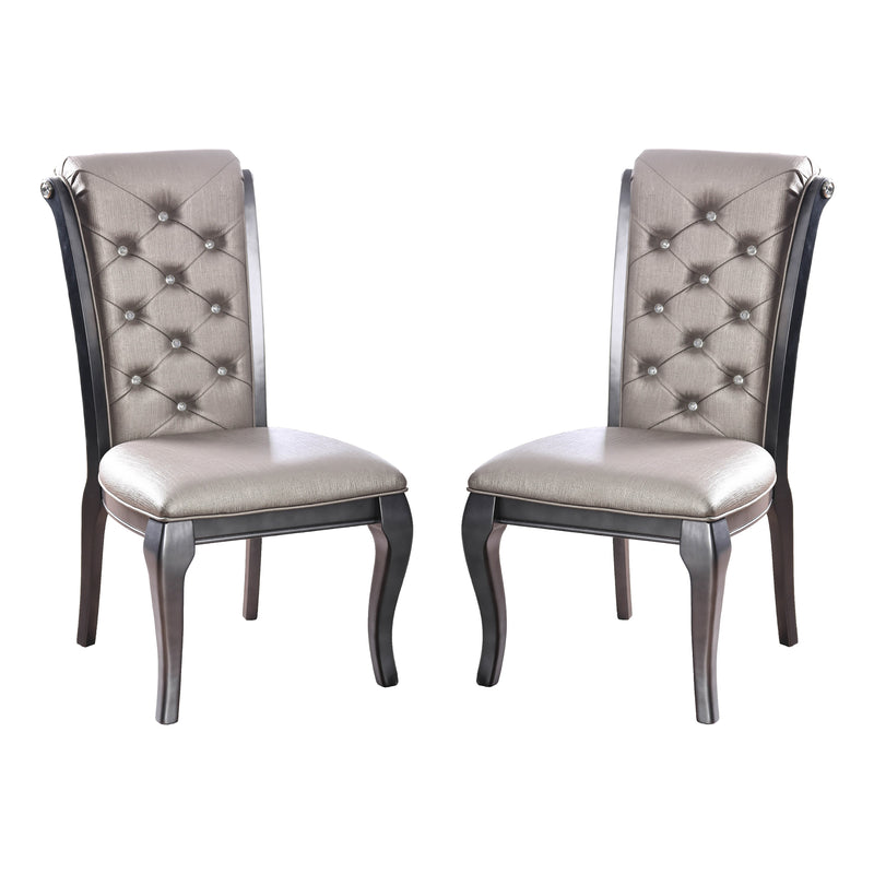 Polara Traditional Tufted Side Chairs (Set of 2)