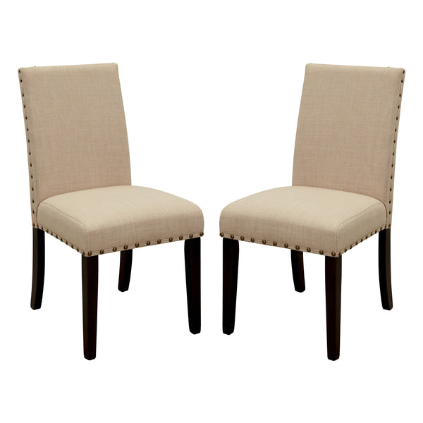 Caiti Transitional Nailhead Trim Side Chairs (Set of 2)