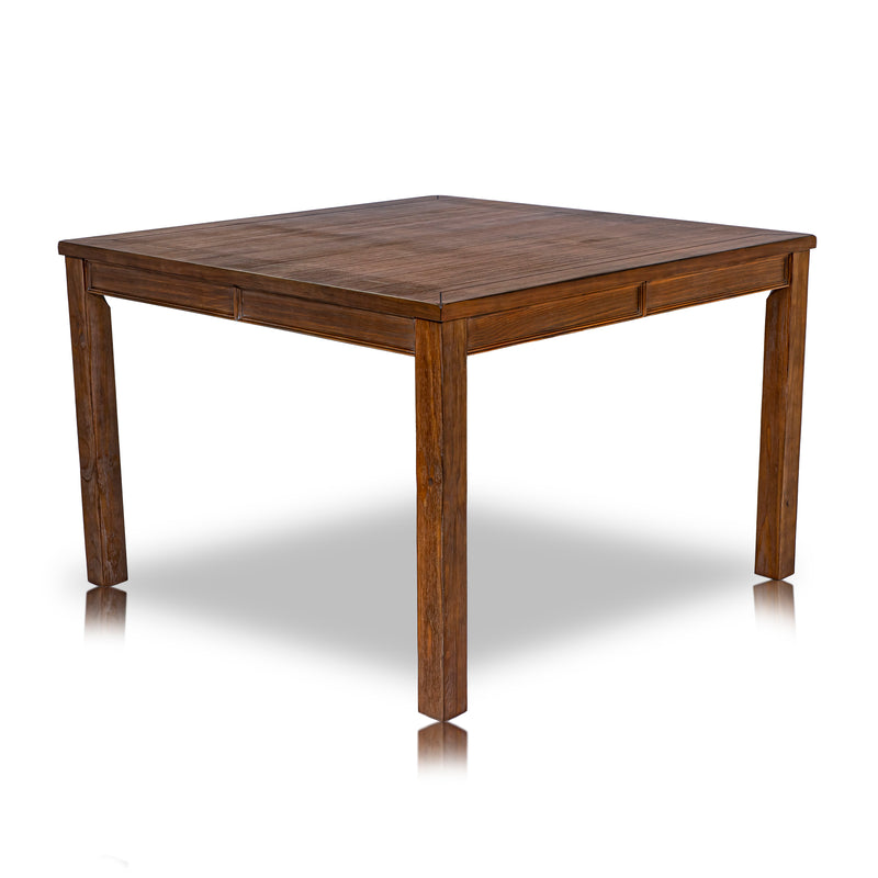 Lubbers Rustic Square Counter Height Table in Rustic Oak