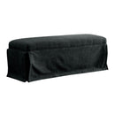 Cullen Rustic Bench in Dark Gray