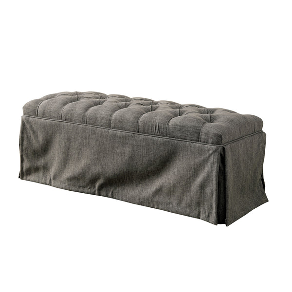 Cullen Rustic Bench in Gray