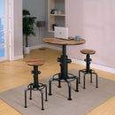 Ila Industrial Swivel Bar Stools (Set of 2)