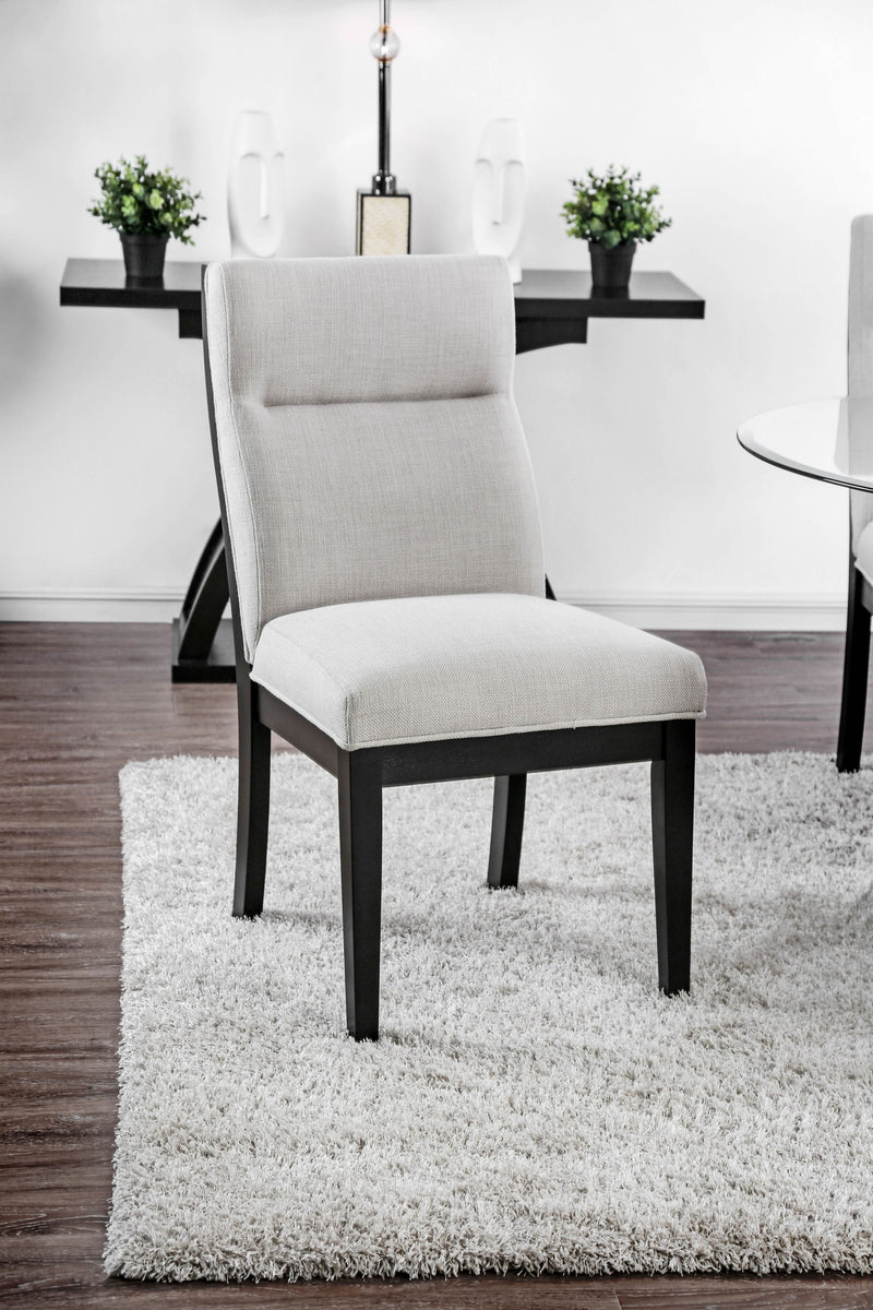 Hazmina Contemporary Upholstered Side Chairs (Set of 2)