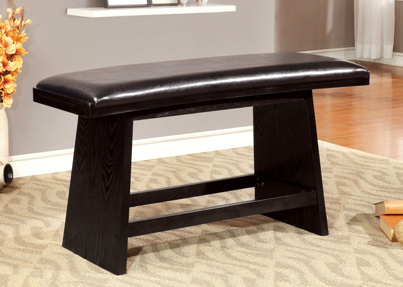 Callaway Contemporary Padded Counter Height Bench