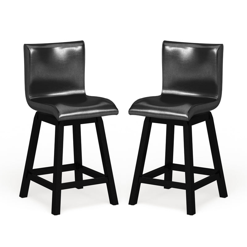 Callaway Contemporary Swivels Counter Height Chairs (Set of 2)