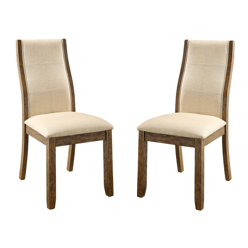 Besancon Contemporary Padded Side Chairs (Set of 2)