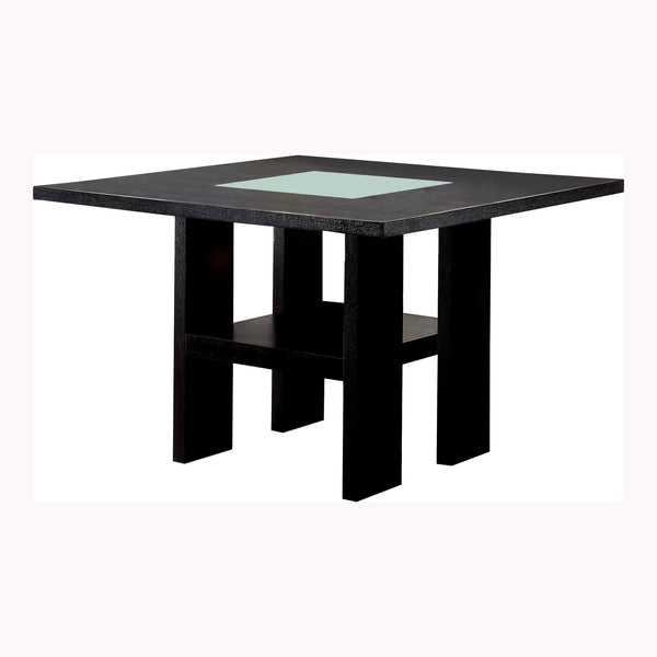 Zia Contemporary LED Counter Height Table in Black