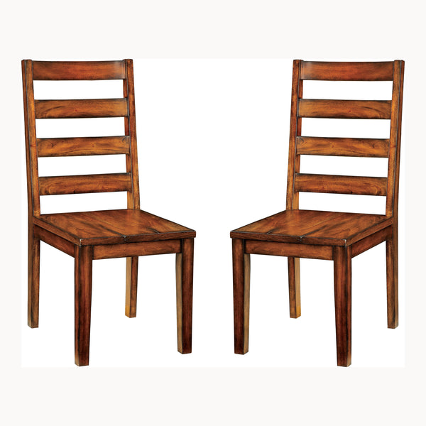 Ava Contemporary Ladder Back Side Chairs (Set of 2)
