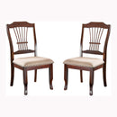 Gemini Transitional Padded Side Chairs (Set of 2)