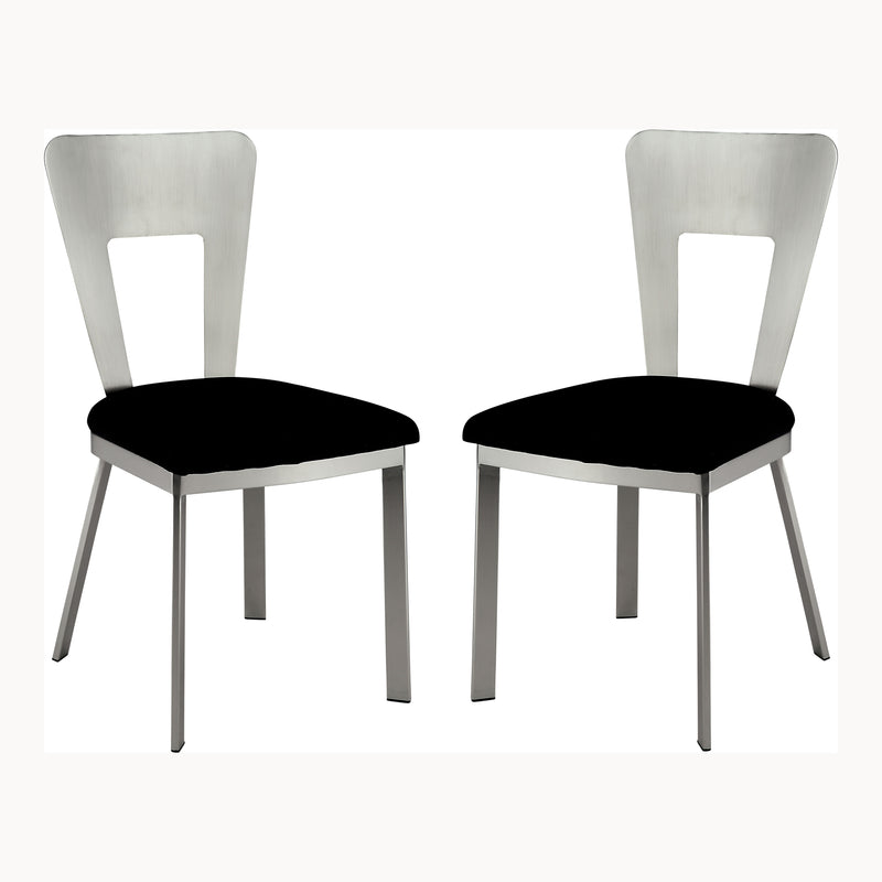 Tino Contemporary Padded Side Chairs (Set of 2)