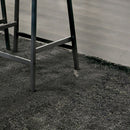 Vorah Mid-Century Modern Button Tufted Counter Height Chairs (Set of 4)