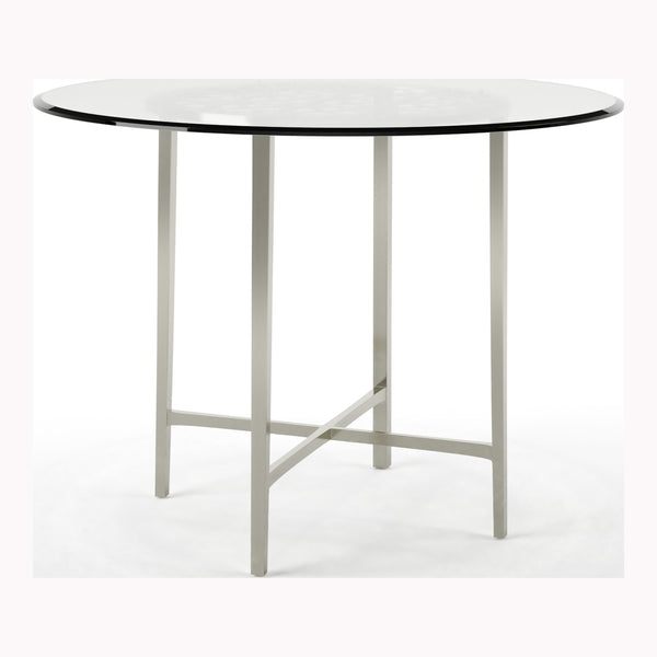Villio Contemporary Glass Top Counter Height Table