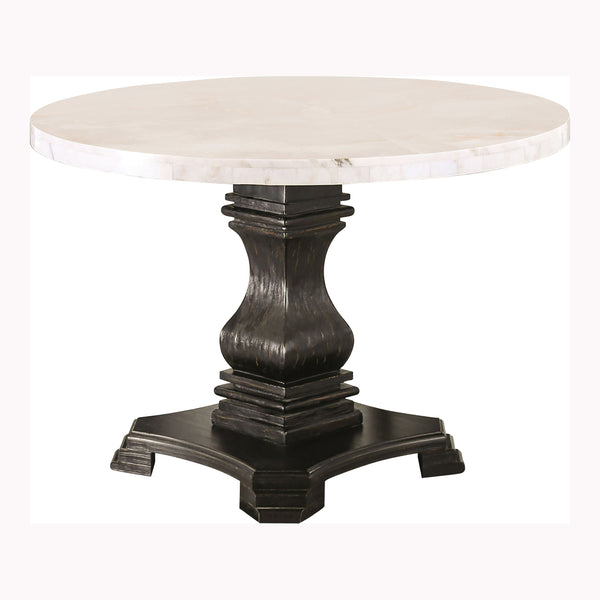 Tralle Rustic Pedestal Dining Table