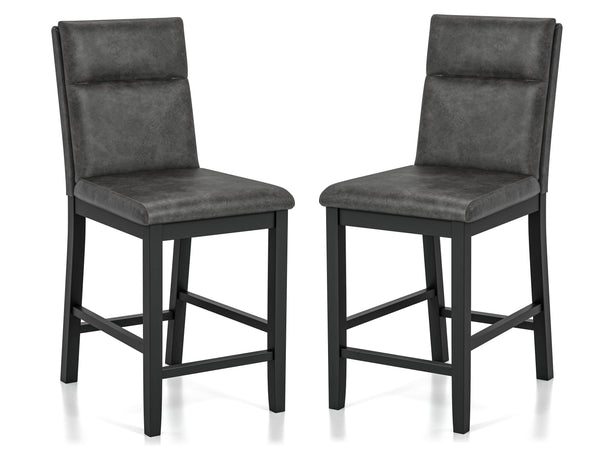 Embree Upholstered Counter Height Chairs (Set of 2)