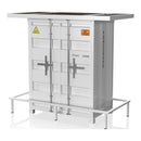 Lalka Sliding Door Bar Table in White