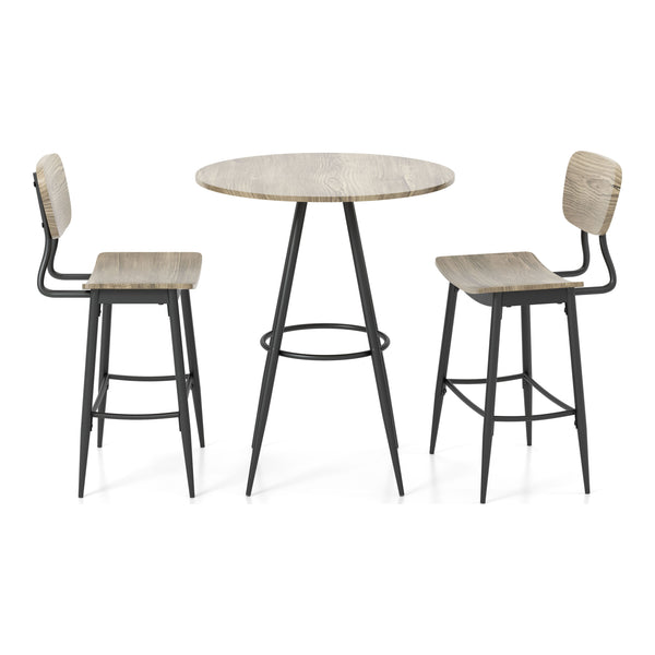 Shandry 3-Piece Counter Height Dining Set in Gray