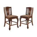 Hannah Traditional Padded Counter Height Chairs (Set of 2)